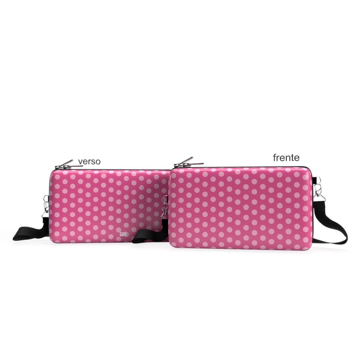 Shoulder Bag P Horizontal - Mundo Rosa - Pochete Slim Kameleon - Kameleon Bags