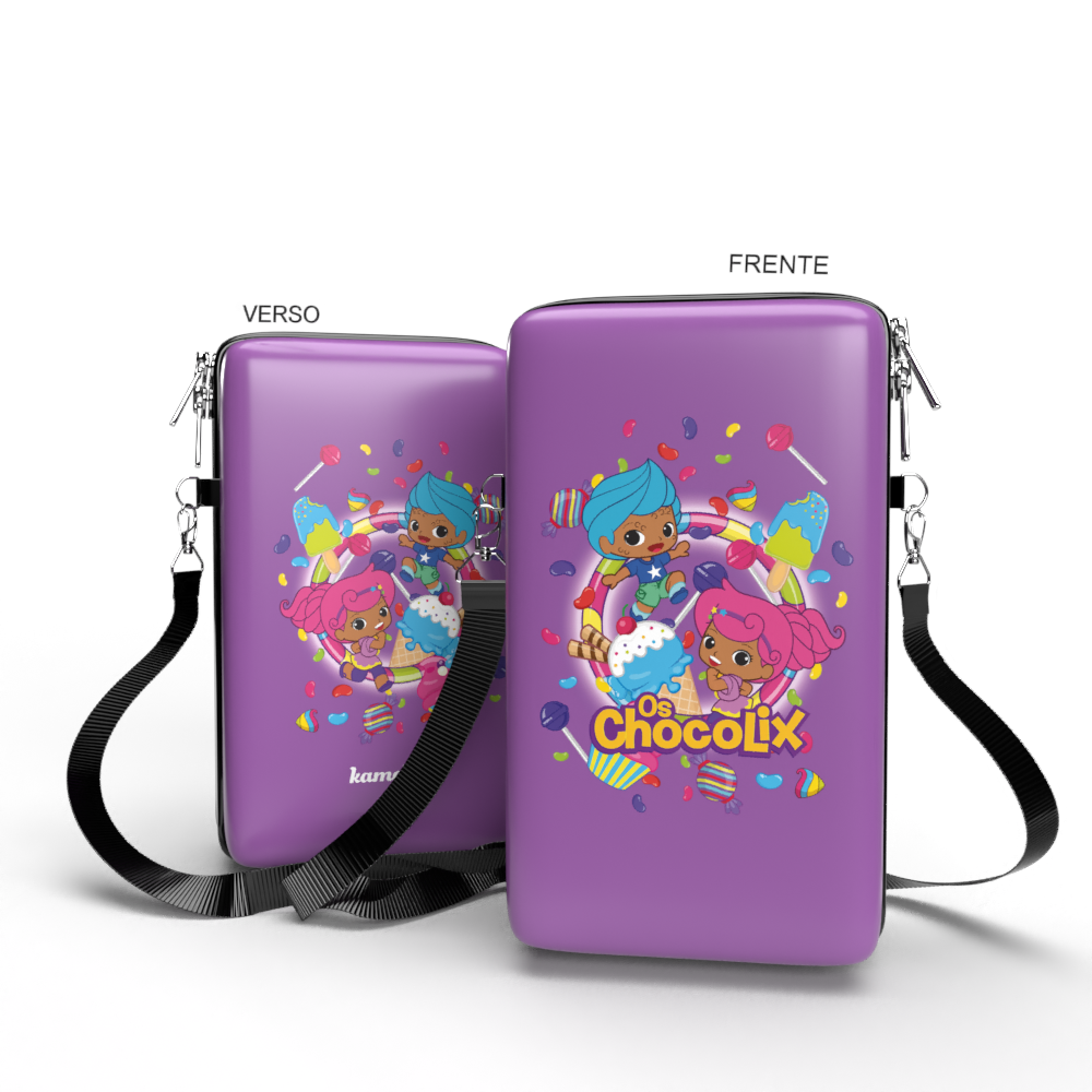 Bolsa Shoulder Bag P Vertical - Chocolix - Pochete Slim Kameleon
