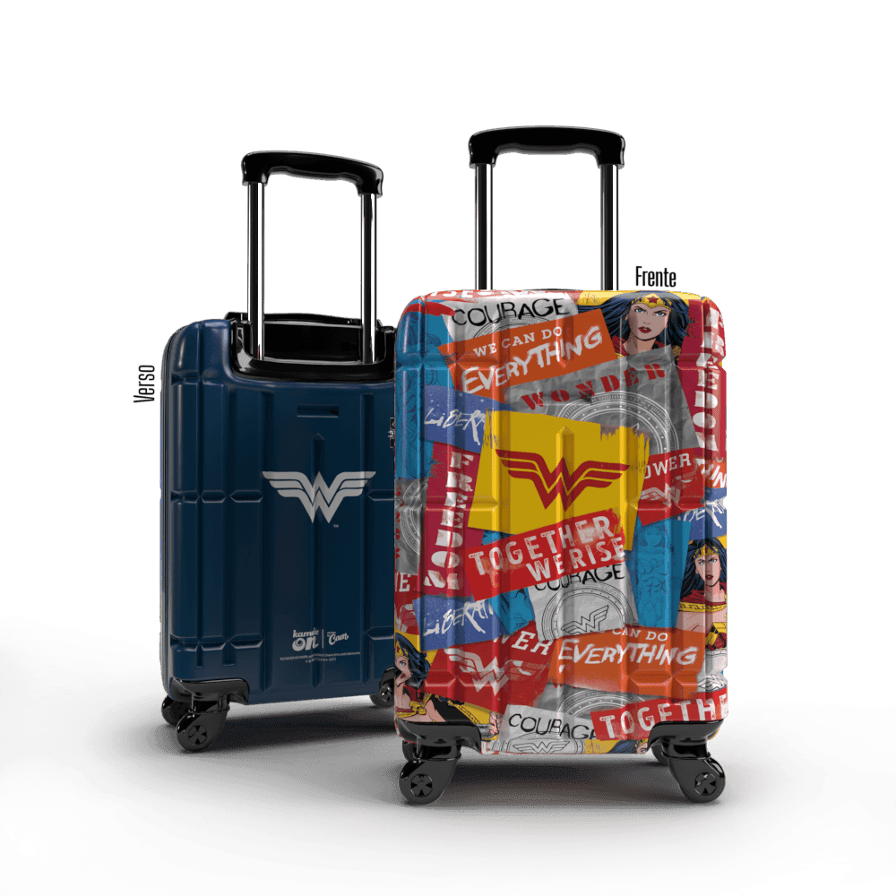 Mala de Viagem Personalizada Mulher Maravilha Kameleon - Kameleon Bags