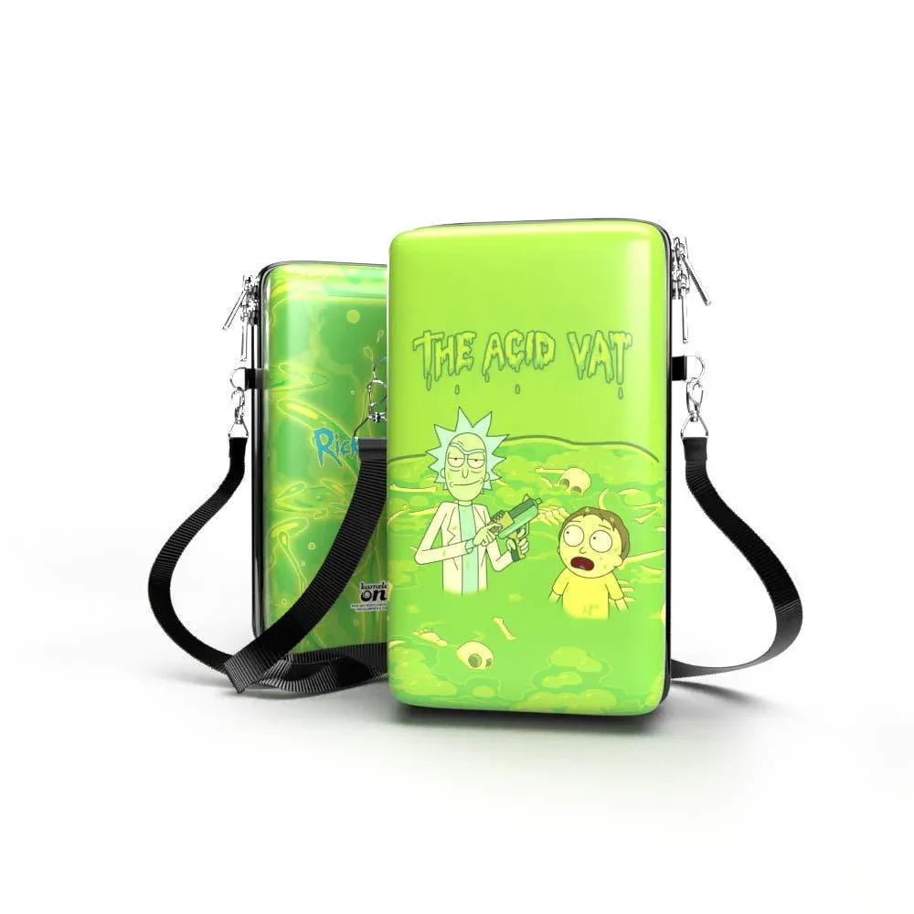 Bolsa Shoulder Bag P Vertical - Rick and Morty - Pochete Slim Kameleon - Kameleon Bags