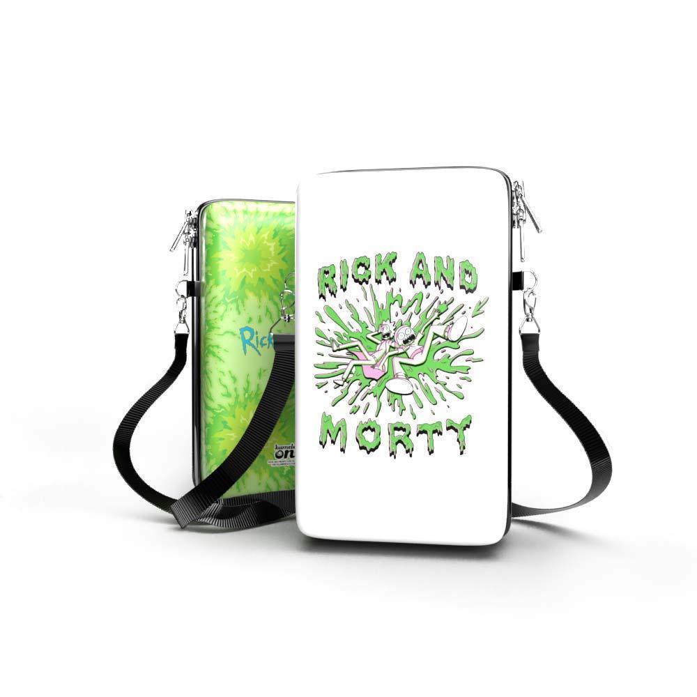 Bolsa Shoulder Bag P Vertical - Rick and Morty - Pochete Slim Kameleon - Kameleon Bags