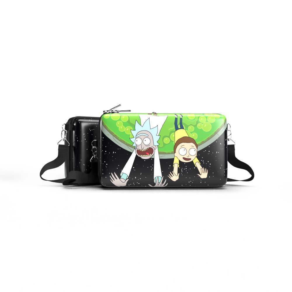Bolsa Shoulder Bag P Horizontal - Rick and Morty - Pochete Slim Kameleon - Kameleon Bags