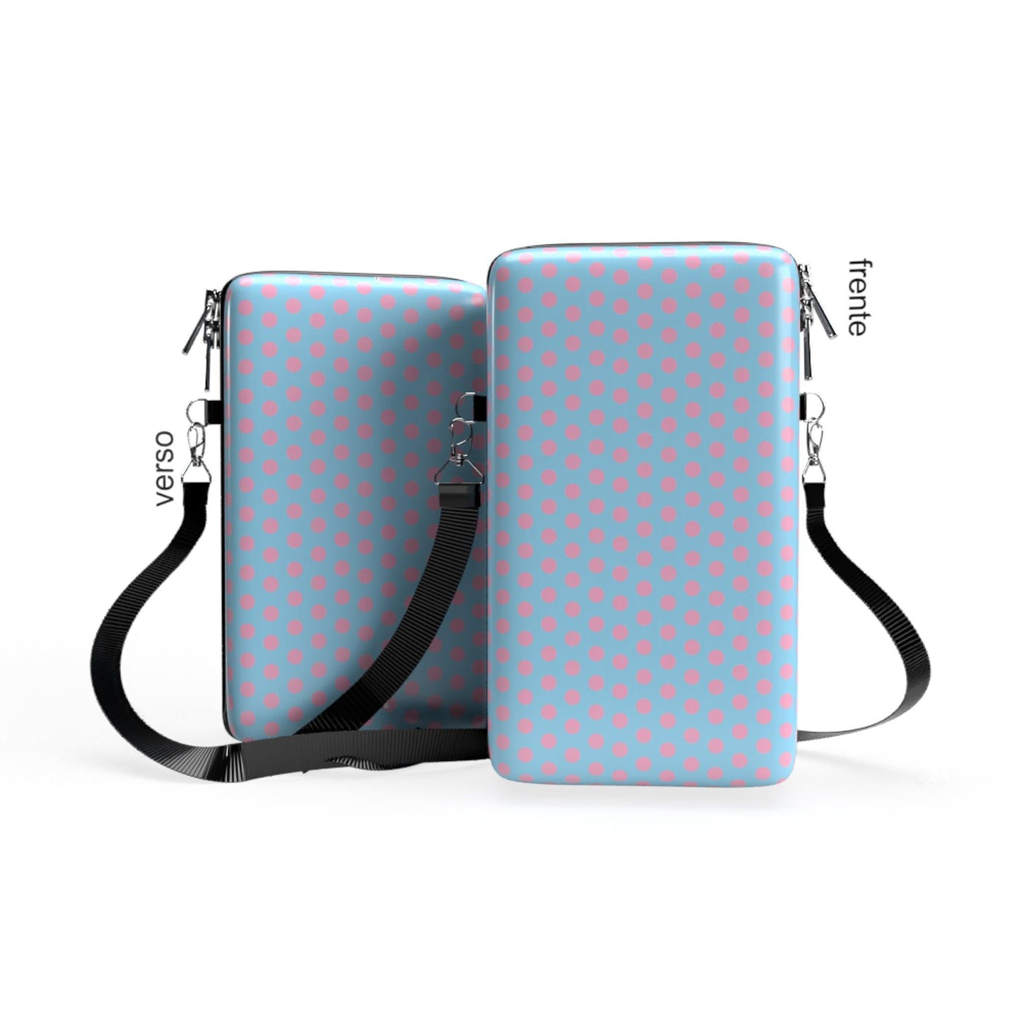 Shoulder Bag P Vertical - Mundo Rosa - Pochete Slim Kameleon - Kameleon Bags