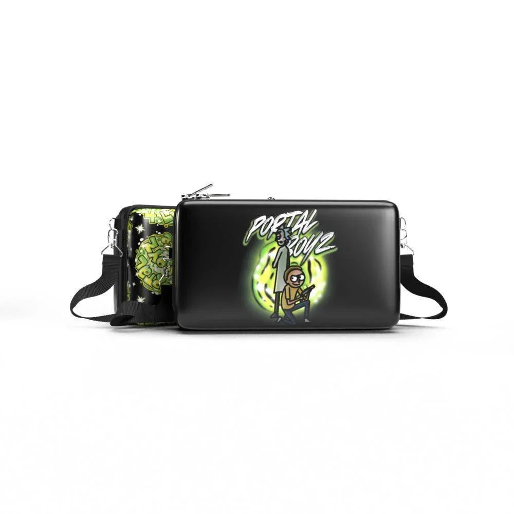Bolsa Shoulder Bag P Horizontal - Rick and Morty - Pochete Slim Kameleon - Kameleon Bags