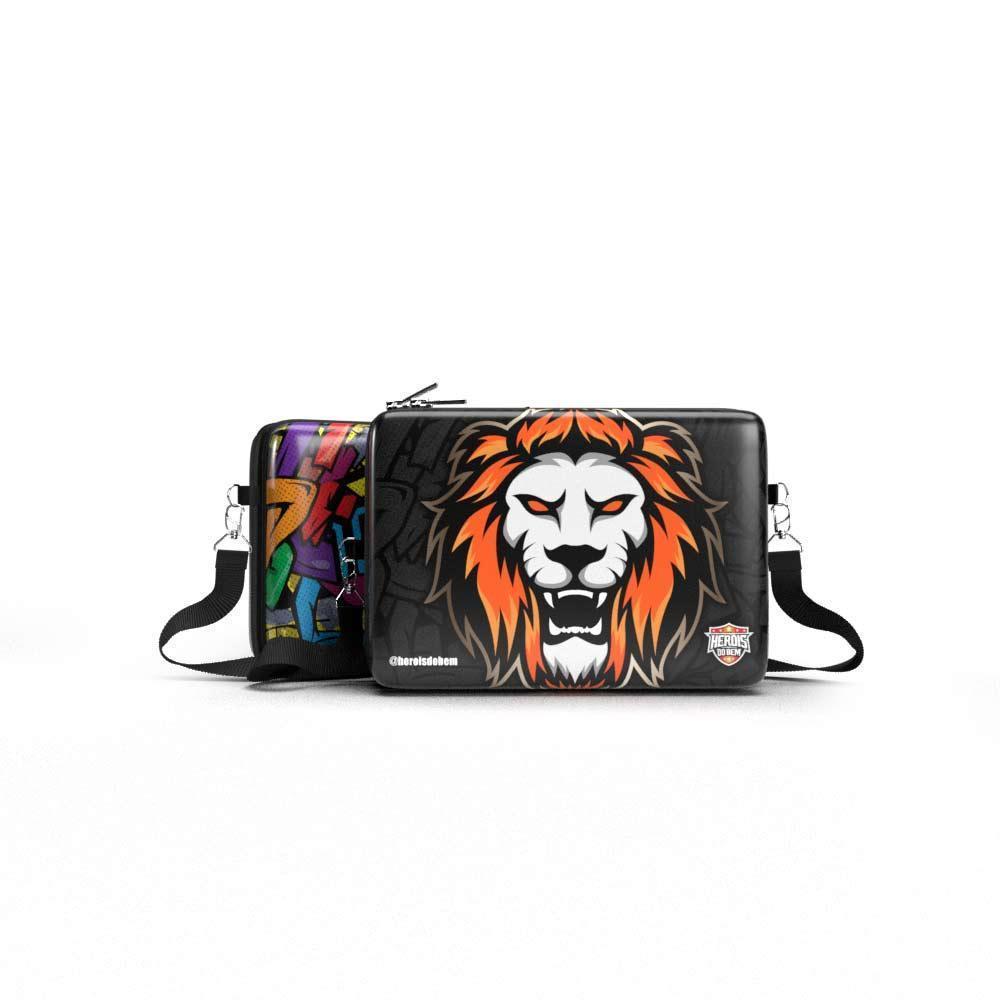 Bolsa Shoulder Bag Herois do Bem G - Pochete/Lancheira/Estojo Kameleon - Kameleon Bags