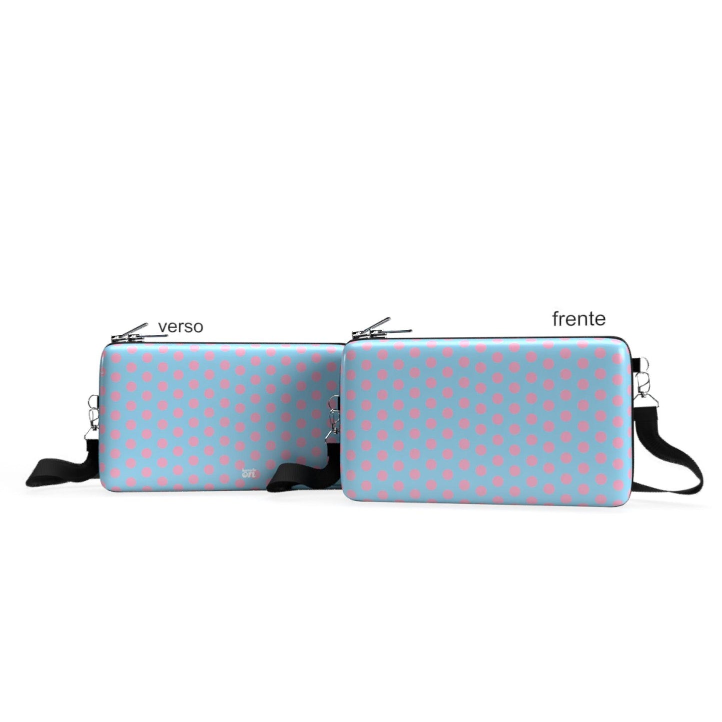 Shoulder Bag P Horizontal - Mundo Rosa - Pochete Slim Kameleon - Kameleon Bags