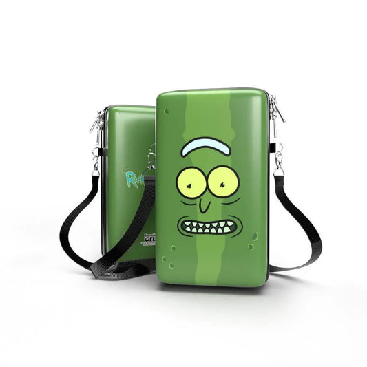 Bolsa Shoulder Bag P Vertical - Rick and Morty - Pochete Slim Kameleon - Kameleon Bags