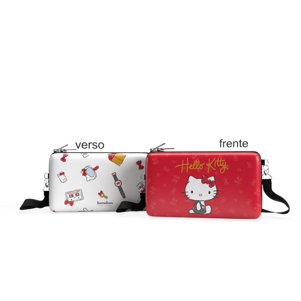 Bolsa Shoulder Bag P Horizontal - Hello Kitty - Pochete Slim Kameleon - Kameleon Bags