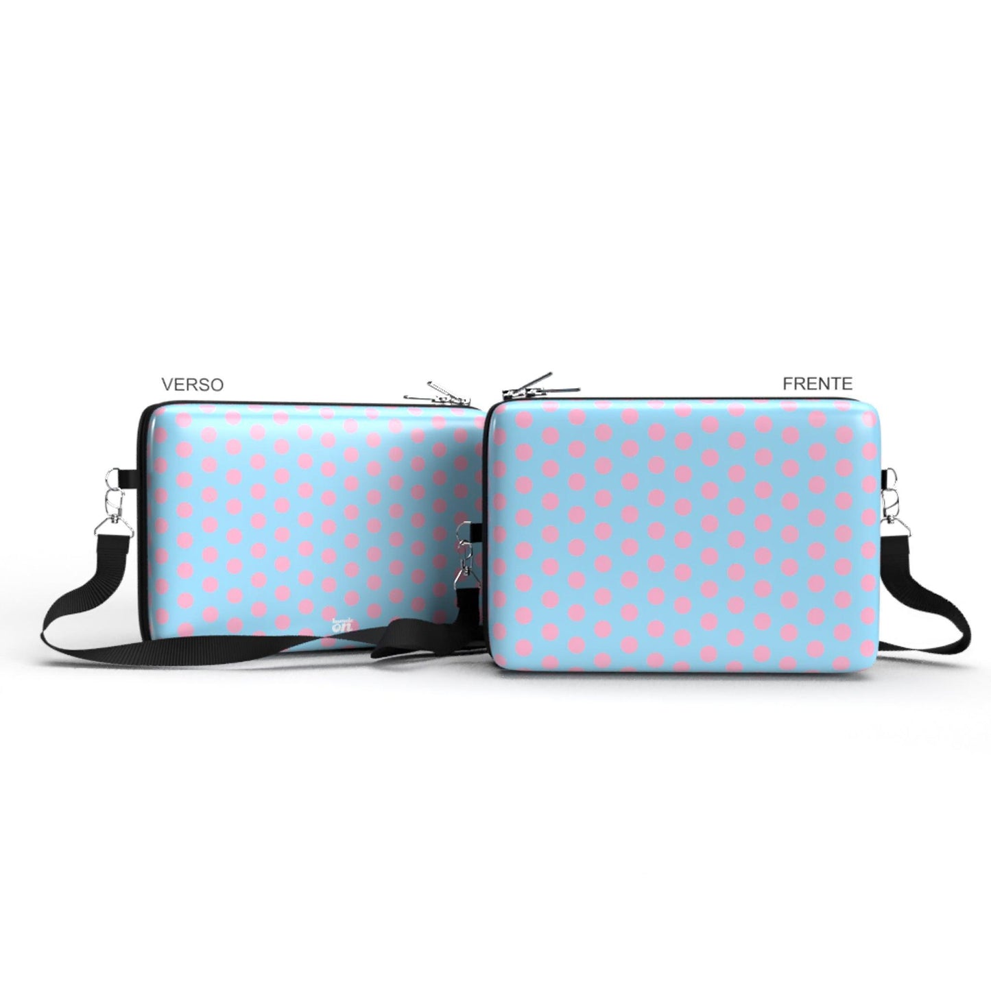 Bolsa Shoulder Bag Mundo Rosa G - Pochete/Lancheira/Estojo Kameleon - Kameleon Bags