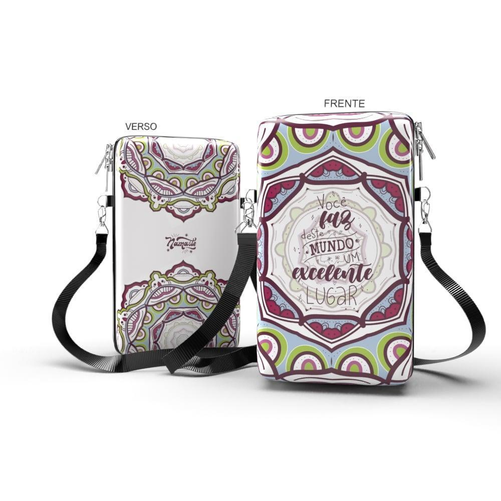 Shoulder Bag P Vertical - Mandala - Bolsa Pochete Slim Kameleon - Kameleon Bags