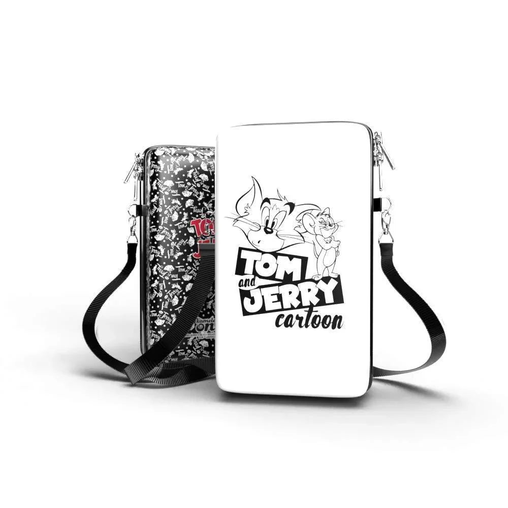 Bolsa Shoulder Bag P Vertical - Tom and Jerry - Pochete Slim Kameleon - Kameleon Bags