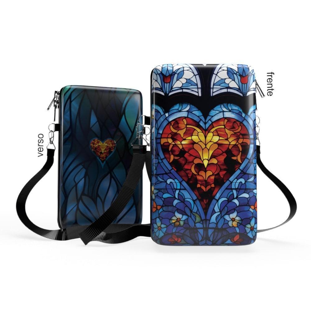 Shoulder Bag P Vertical - Vitrais - Bolsa Pochete Slim - Kameleon Bags