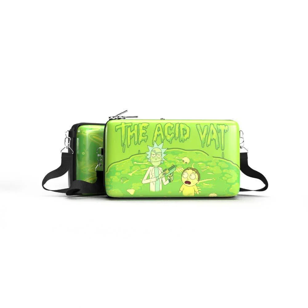 Bolsa Shoulder Bag P Horizontal - Rick and Morty - Pochete Slim Kameleon - Kameleon Bags