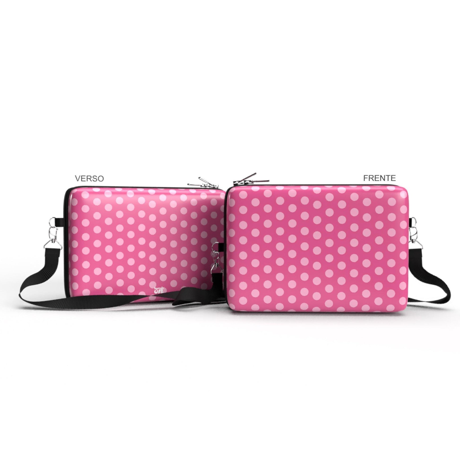 Bolsa Shoulder Bag Mundo Rosa G - Pochete/Lancheira/Estojo Kameleon - Kameleon Bags