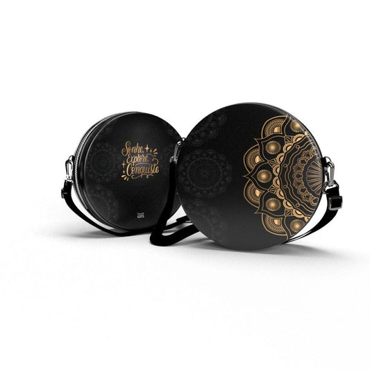 Bolsa Shoulder Bag Redonda - Mandala - Kameleon - Kameleon Bags