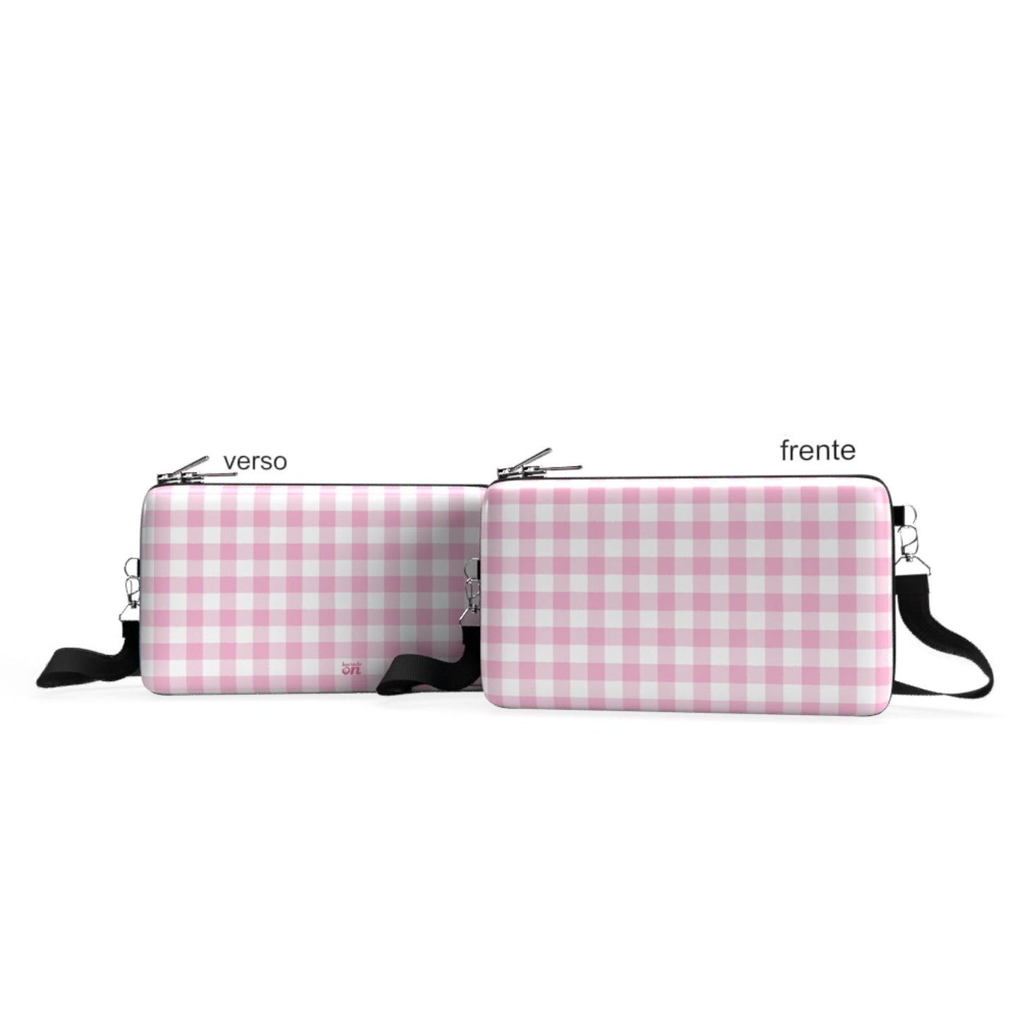 Shoulder Bag P Horizontal - Mundo Rosa - Pochete Slim Kameleon - Kameleon Bags