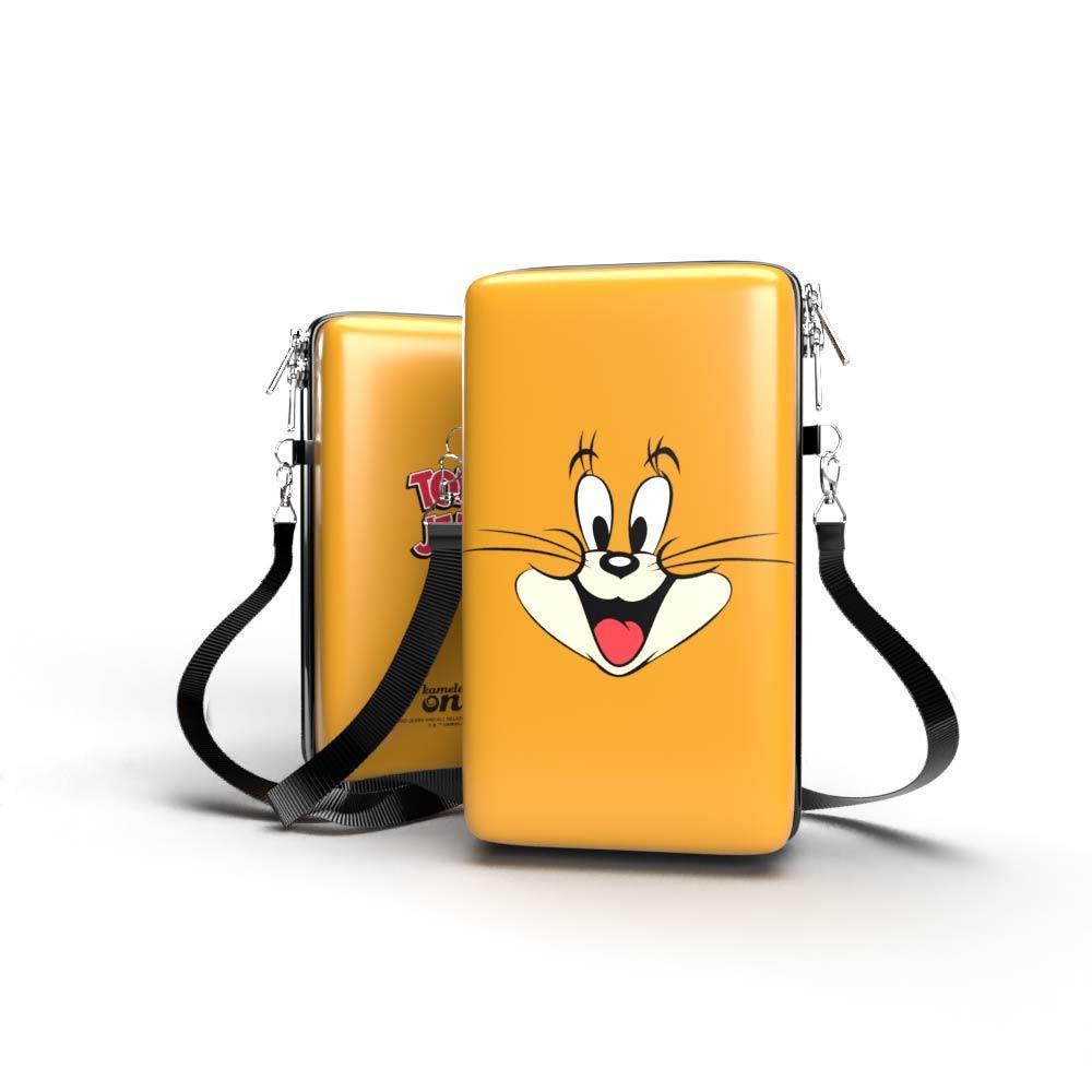 Bolsa Shoulder Bag P Vertical - Tom and Jerry - Pochete Slim Kameleon - Kameleon Bags