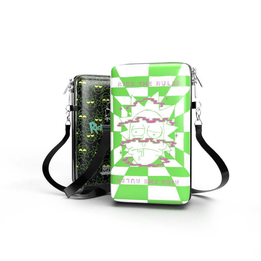 Bolsa Shoulder Bag P Vertical - Rick and Morty - Pochete Slim Kameleon - Kameleon Bags
