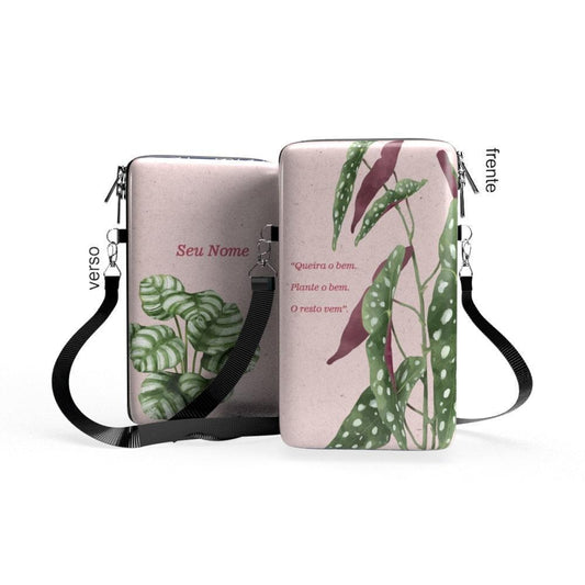Shoulder Bag P Vertical - Plantas - Bolsa Pochete Slim - Kameleon - Kameleon Bags