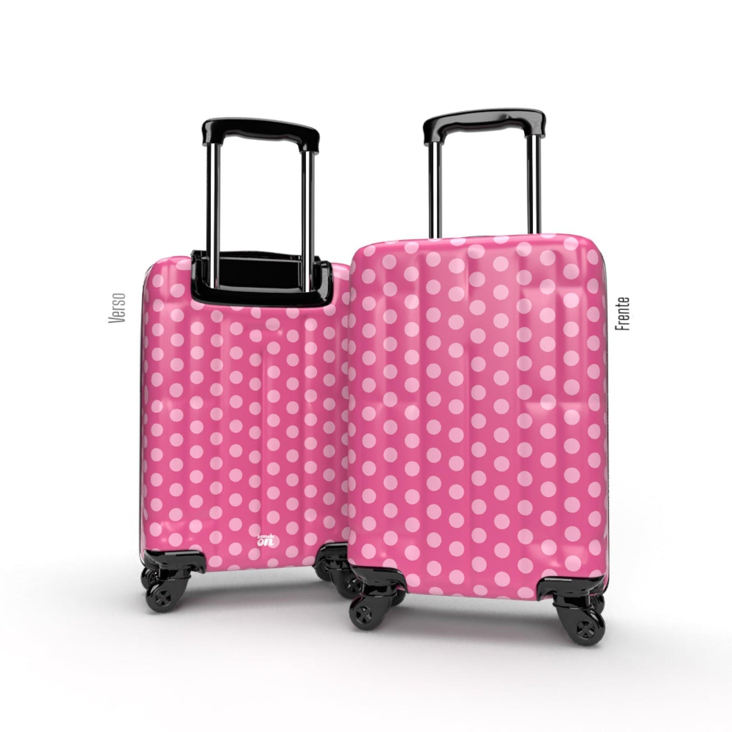 Mala de Bordo Personalizada Mundo Rosa Kameleon - Kameleon Bags