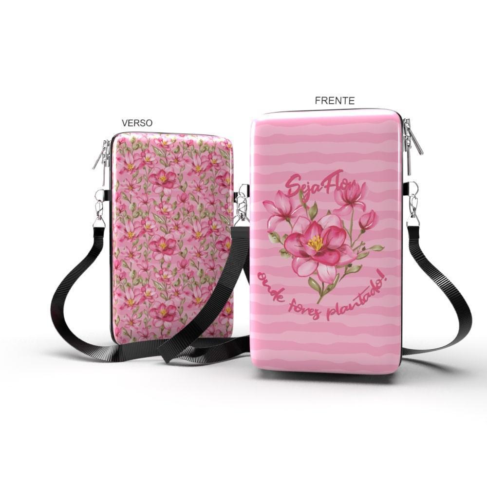 Shoulder Bag P Vertical - Flores - Bolsa Pochete Slim Kameleon - Kameleon Bags