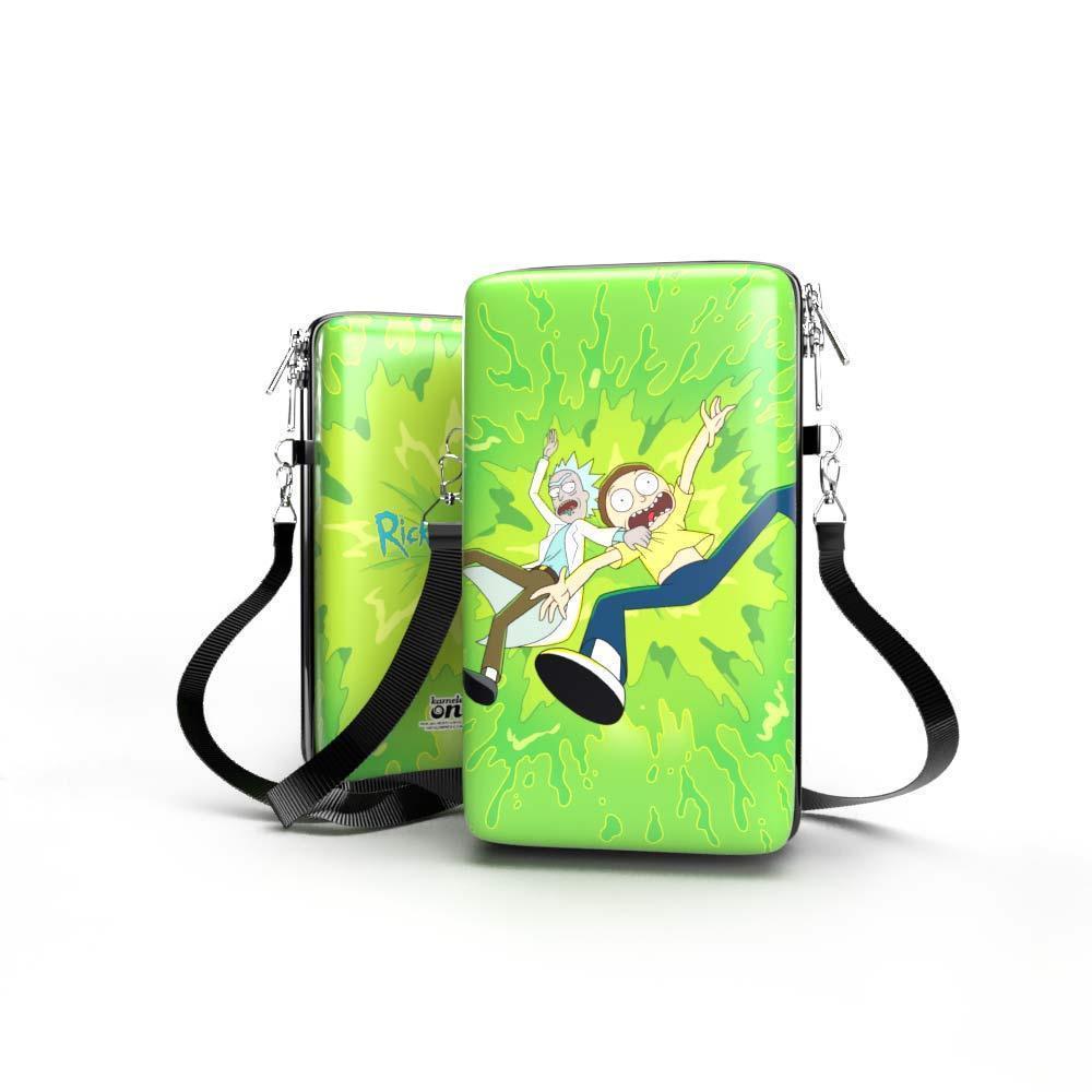 Bolsa Shoulder Bag P Vertical - Rick and Morty - Pochete Slim Kameleon - Kameleon Bags