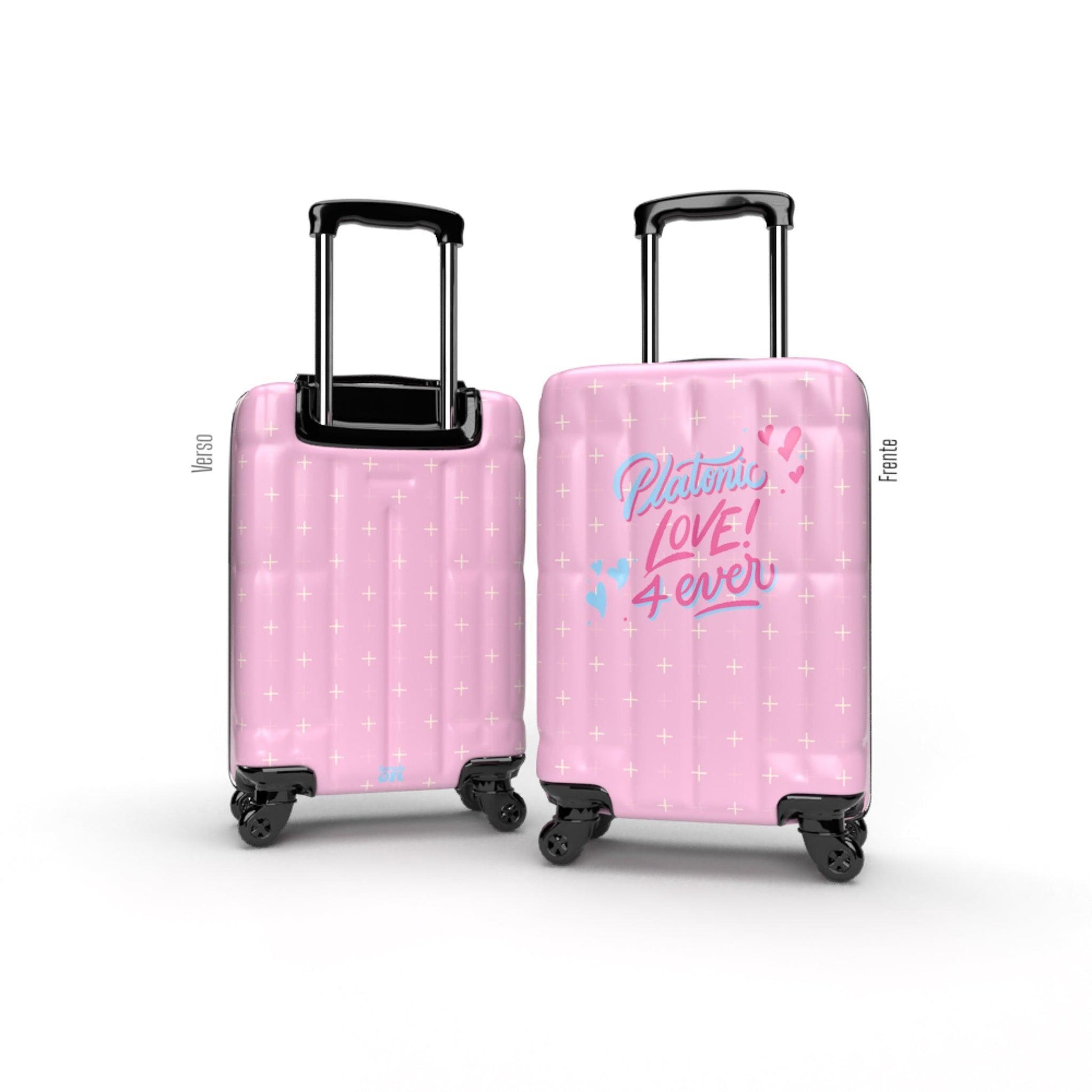 Mala de Bordo Personalizada Mundo Rosa Kameleon - Kameleon Bags
