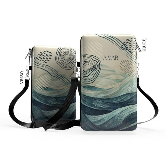 Shoulder Bag P Vertical - Abstrato - Bolsa Pochete Slim - Kameleon - Kameleon Bags