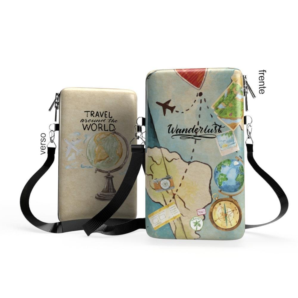 Shoulder Bag P Vertical - Viagens - Bolsa Pochete Slim - Kameleon - Kameleon Bags