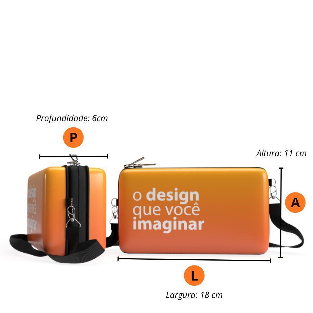 Bolsa Shoulder Bag P Horizontal - Animais Fantásticos - Pochete Slim Kameleon - Kameleon Bags